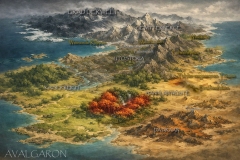 Avalgaron-Landkarte