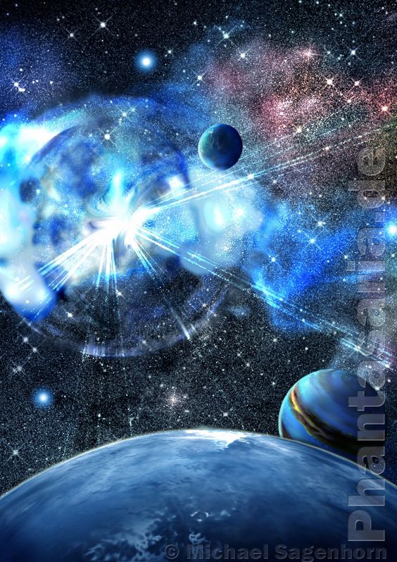 Science Fiction Art Supernova Science Fiction Space Illustration