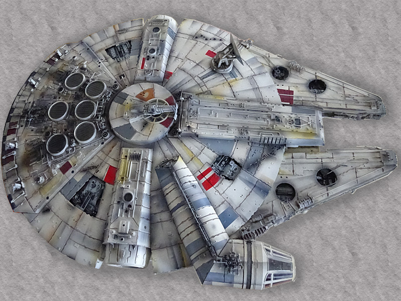 Star Wars Millenium Falcon Oberseite