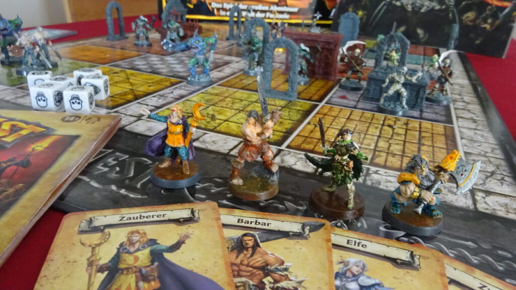 HeroQuest Helden Figuren bemalt
