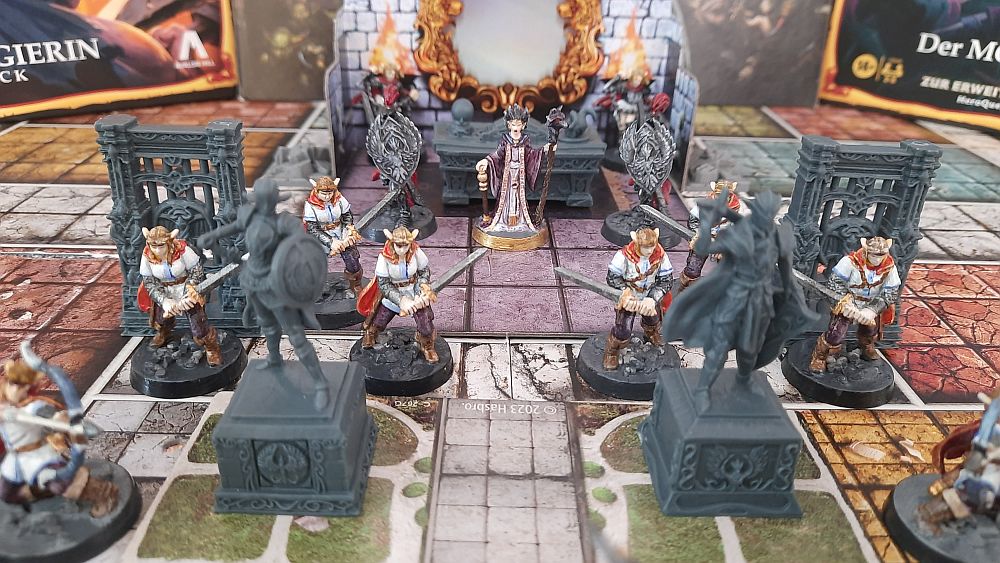 Heroquest Die Spiegelmagierin Figuren