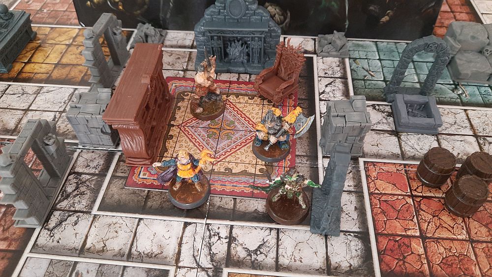 Heroquest Helden Figuren bemalt