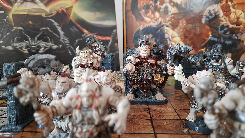 Heroquest Die Horde der Oger Figuren