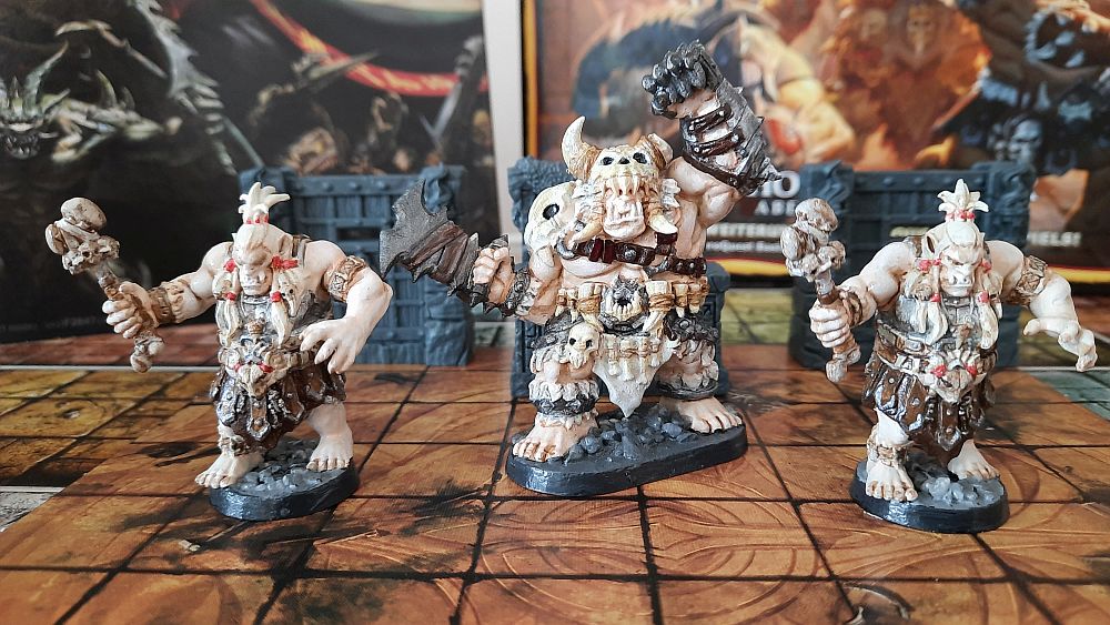 Heroquest Oger Figuren bemalt