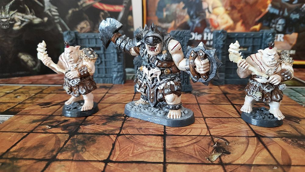 Heroquest Oger Figuren bemalt