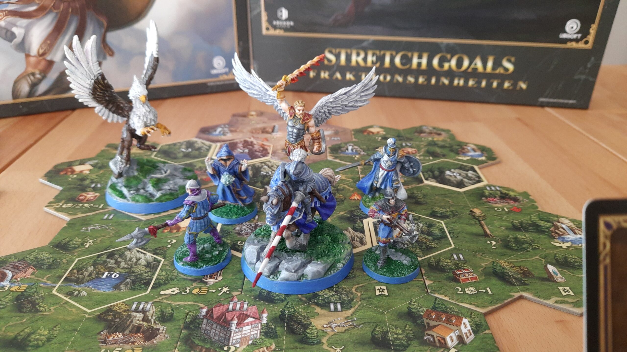 Heroes of Might and Magic III Brettspiel Stretch Goals Faction Units Castle
