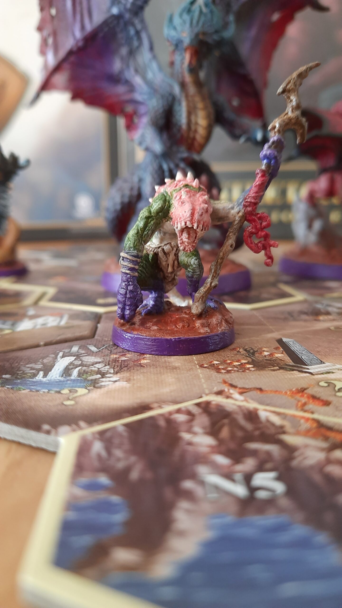 Heroes of Might and Magic III Brettspiel Stretch Goals Faction Units Dungeon Troglodyten