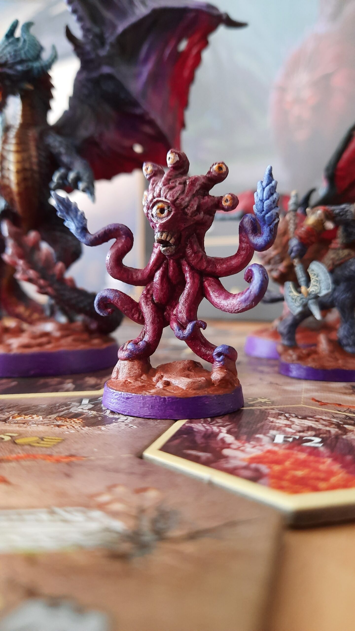 Heroes of Might and Magic III Brettspiel Stretch Goals Faction Units Dungeon Augen des Bösen