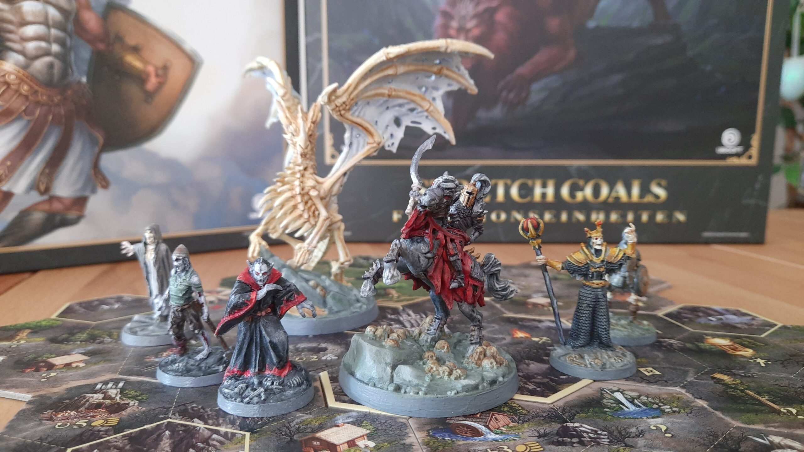 Heroes of Might and Magic III Brettspiel Stretch Goals Faction Units Nekropolis